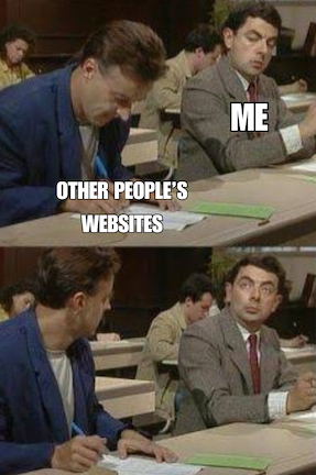 Copying other websites